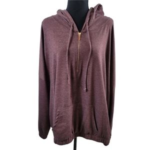 😊Live Well Light Purple Zip-Up Pullover Hoodie Sz 3X
